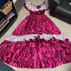 Vintage 80s prom/bridesmaid dress